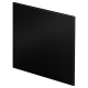 Whisper Design ventilatierooster vierkant (afvoer & toevoer) Ø100mm - vlak kunststof - mat zwartthumbnail