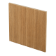 Whisper Design ventilatierooster vierkant (afvoer & toevoer) Ø125mm - vlak - houtthumbnail