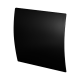 Whisper Design ventilatierooster vierkant (afvoer & toevoer) Ø100mm - gebogen kunststof - mat zwartthumbnail