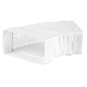  Kunststof variabele bocht 3° t/m 48° - 110 x 55mm - WITthumbnail