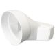 Kunststof verloop 204 x 60mm naar Ø 150mm - asymmetrischthumbnail