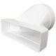 Kunststof verloop 204 x 60mm naar Ø 150mm - asymmetrischthumbnail