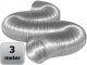 Semi-flexibele slang aluminium Ø 80mm - lengte 3 meter thumbnail