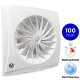 Badkamer ventilator Blauberg Sileo - Ø 100mm - MET TIMER + VOCHTSENSOR (SILEO100H)thumbnail