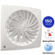 Badkamer ventilator Blauberg Sileo - Ø 150mm - 2-standen - MET TIMER + VOCHTSENSOR (SILEO150H)thumbnail