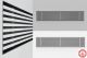Instucbaar frameloos wandrooster - 210x50mm - t.b.v. kanaal 220 x 55mmthumbnail