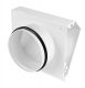 Whisper Luxe Design Gevelkap 125mm - TOEVOER - WITthumbnail