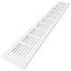 Ventilatiestrip aluminium LxH 400 x 80mm (G61-4008W) WIT RAL9010thumbnail