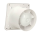 Pro-Design badkamer/toilet ventilator - STANDAARD (KW100) - Ø100mm - vlak GLAS - mat grijsthumbnail