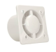 Pro-Design badkamer/toilet ventilator - STANDAARD (KW100) - Ø100mm - vlak GLAS - mat grijsthumbnail