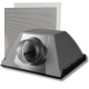 "EasyPlenum" voor LUCHTAFVOER - aansluiting 250mm - met geperforeerd roosterthumbnail