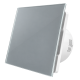 Whisper Pro-Design badkamerventilator - Ø100mm - aan/uit - vlak glas - mat grijsthumbnail