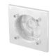 Design ventilatierooster vierkant (afvoer & toevoer) Ø125mm - vlak GLAS - mat grijsthumbnail