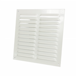 Aluminium schoepenrooster opbouw 250 x 250mm - WIT (1-2525W) Aluminium schoepenrooster opbouw 250 x 250mm - WIT (1-2525W)