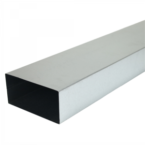 Rechthoekig (instort) kanaal 200 × 40 mm – L=1500 mm – staal