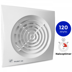 [TweedeKans] Badkamerventilator Soler & Palau Silent (200CRZ) - Ø 120mm - MET TIMER