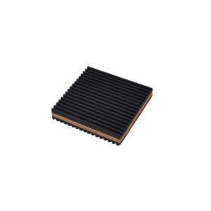 Rubberen anti-vibratie pad - Kurk - 100x100x20 mm