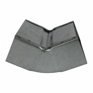 Rechthoekige (instort) bocht 45º verticaal – 140 × 40 mm