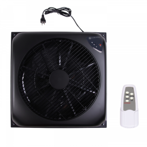 [TweedeKans] Ceilingflow plafondventilator - 130m3/h - zwart - met afstandsbediening