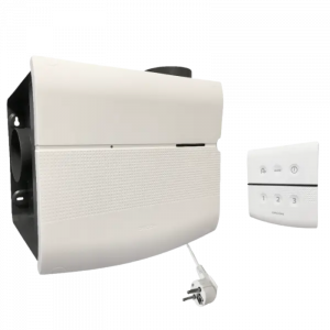 Orcon MVS-15RHB woonhuisventilator - 550 m3/h - randaarde - met ingebouwde vochtsensor - met RF-afstandsbediening