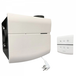 Orcon MVS-15RHBP woonhuisventilator - 550 m3/h - perilex - met ingebouwde vochtsensor - met RF-afstandsbediening Orcon MVS-15RHBP woonhuisventilator - 550 m3/h - perilex - met ingebouwde vochtsensor - met RF-afstandsbediening