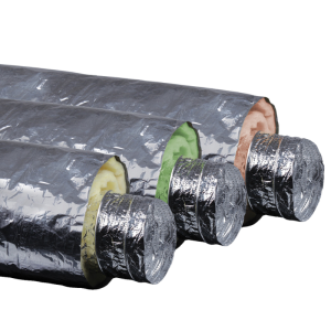 Geïsoleerde flexibele ventilatieslang - Ø160mm - Aluminium - Lengte 6 METER Geïsoleerde flexibele ventilatieslang - Ø160mm - Aluminium - Lengte 6 METER