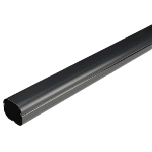 Airco leidinggoot 50 cm - PVC - ANTRACIET