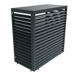 Aircover 1200 - RAL7016 - Luxe (airco) buitenunit omkasting - 120 x 110 x 65 cm