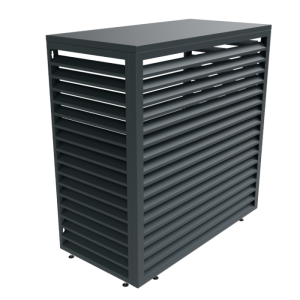 Aircover 1200 - RAL7016 - Luxe (airco) buitenunit omkasting - 120 x 110 x 65 cm Aircover 1200 - RAL7016 - Luxe (airco) buitenunit omkasting - 120 x 110 x 65 cm