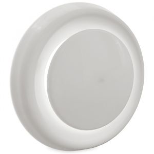  Kunststof luchtventiel (toevoer & retour) Ø150mm - wit - MET BUS & VEER