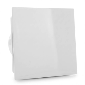 Whisper Pro-Design badkamerventilator - Ø100mm - met nalooptimer + vochtsensor - vlak kunststof - wit Whisper Pro-Design badkamerventilator - Ø100mm - met nalooptimer + vochtsensor - vlak kunststof - wit