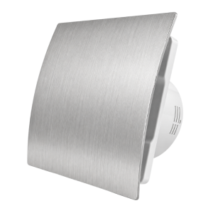 Whisper Pro-Design badkamerventilator - Ø125mm - met nalooptimer + vochtsensor - kunststof - zilver Whisper Pro-Design badkamerventilator - Ø125mm - met nalooptimer + vochtsensor - kunststof - zilver