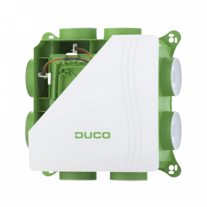 DucoBox Silent 2.0 All-In-One CO2 BD - 400 m3/h - Randaarde - ingebouwde vochtsensor + afstandsbediening RF + CO2 ruimtesensor DucoBox Silent 2.0 All-In-One CO2 BD - 400 m3/h - Randaarde - ingebouwde vochtsensor + afstandsbediening RF + CO2 ruimtesensor