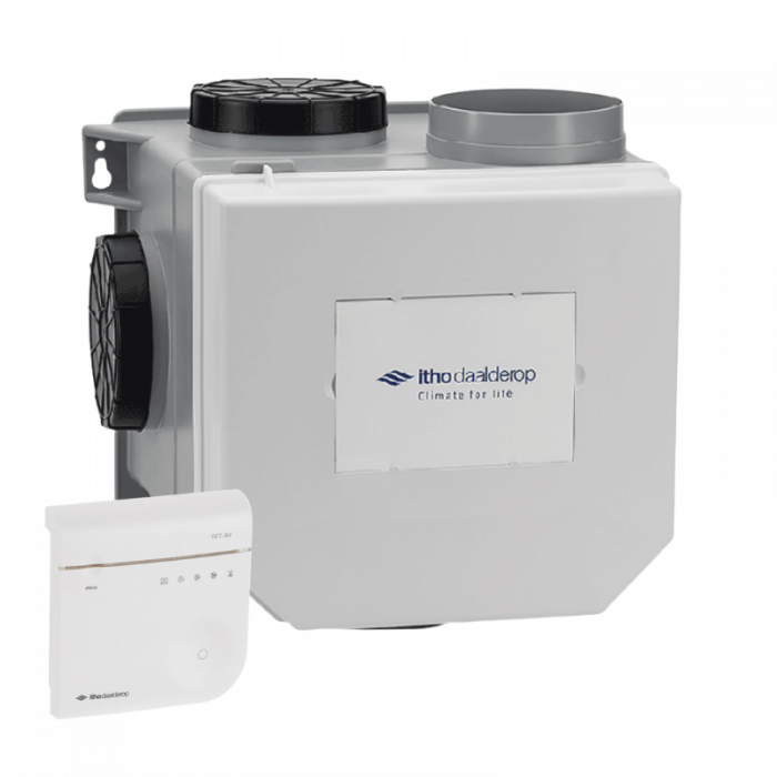 Itho Daalderop Optima CVE-S ECO HE - woonhuisventilator - 468 m3/h - randaarde & extra perilex - ingebouwde vochtsensor + RFT CO2 sensor Itho Daalderop Optima CVE-S ECO HE - woonhuisventilator - 468 m3/h - randaarde & extra perilex - ingebouwde vochtsensor + RFT CO2 sensor