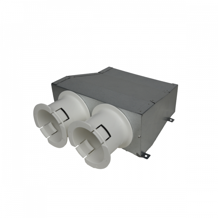 Verloop Click Fix 2xø90 - 80x220mm Verloop Click Fix 2xø90 - 80x220mm