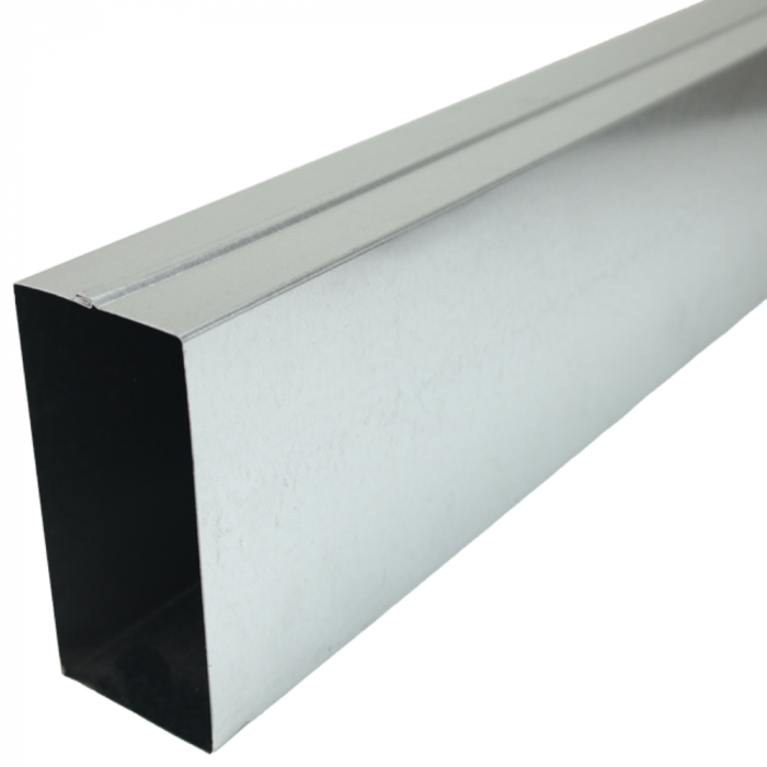 Rechthoekig (instort) kanaal 200 × 40 mm – L=1500 mm – staal