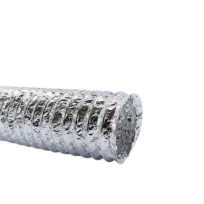 Flexibele ventilatieslang ongeïsoleerd - aluminium - Ø 80mm - lengte 10 meter