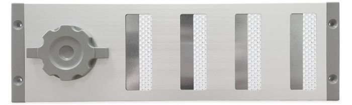 Aluminium afsluitbaar schuifrooster opbouw 300 x 90mm - ALU