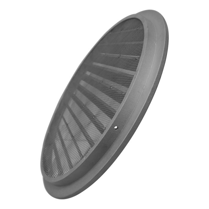 Rond buitenluchtrooster aluminium Ø315mm met fijnmazig gaas