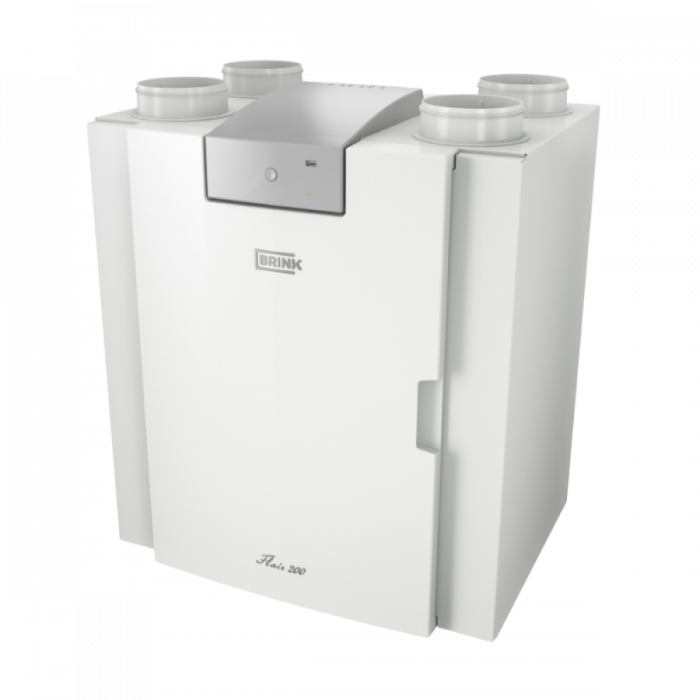 Brink Flair 200 WTW unit - 4b rechteruitvoering - 225 m3/h