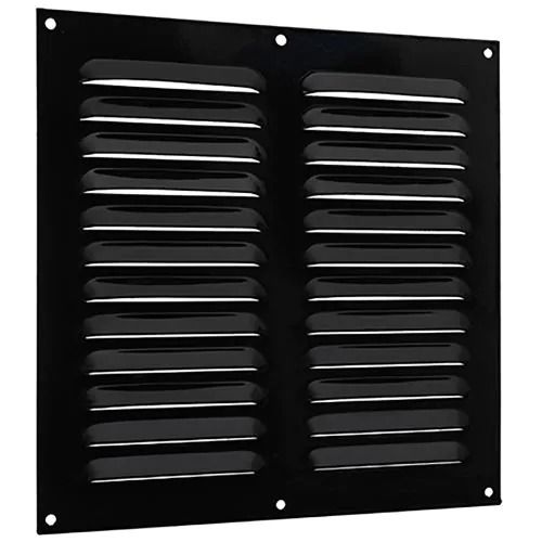 Aluminium schoepenrooster opbouw 300 x 300mm - ZWART (1-3030Z) Aluminium schoepenrooster opbouw 300 x 300mm - ZWART (1-3030Z)