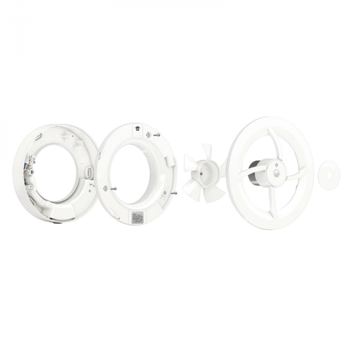 Vent-Axia - Solara - badkamerventilator Ø 100/125mm - vocht- en bewegingssensor - nalooptimer - Wit