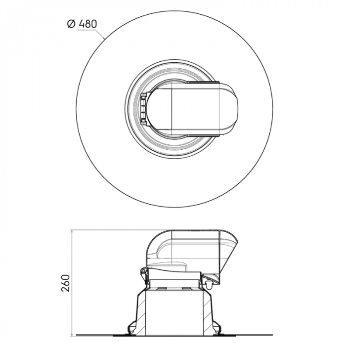 Ubbink Kabel- en Leidingdoorvoer - Geïsoleerd - Ø 120mm - EPDM (Resitrix SK-W) Ubbink Kabel- en Leidingdoorvoer - Geïsoleerd - Ø 120mm - EPDM (Resitrix SK-W)