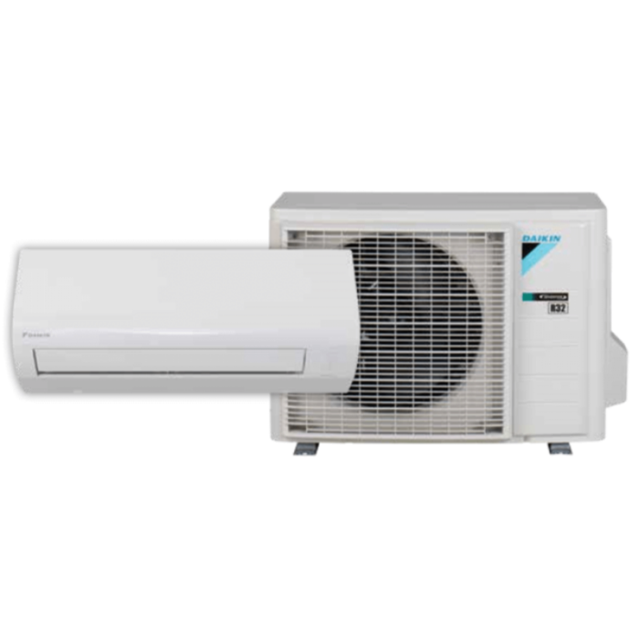 Daikin airco wandmodel - Sensira - set binnen/buiten unit 2,5 Kw - R32 Daikin airco wandmodel - Sensira - set binnen/buiten unit 2,5 Kw - R32