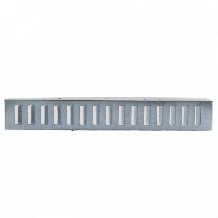 Volumeregelaar - schuin - staal -  voor kanaalrooster (BxH) 625 x 125 mm