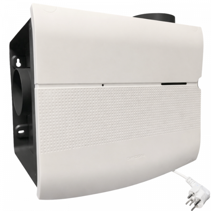 Orcon MVS15RHP woonhuisventilator - 550 m3/h - perilex stekker - met ingebouwde vochtsensor Orcon MVS15RHP woonhuisventilator - 550 m3/h - perilex stekker - met ingebouwde vochtsensor