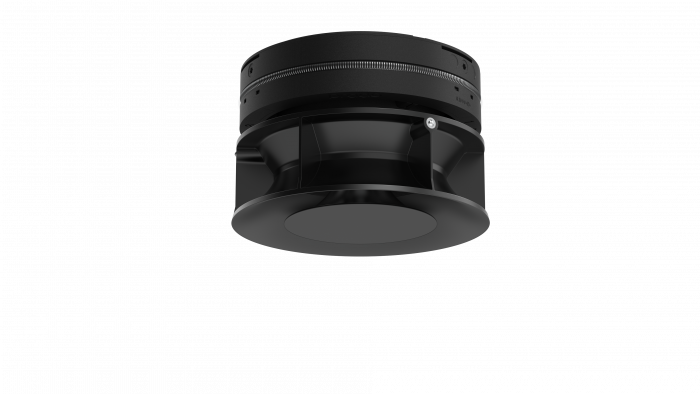 Pradovent -trimless- instucbaar ventiel (toevoer & afvoer) - Ø 125mm - Zwart