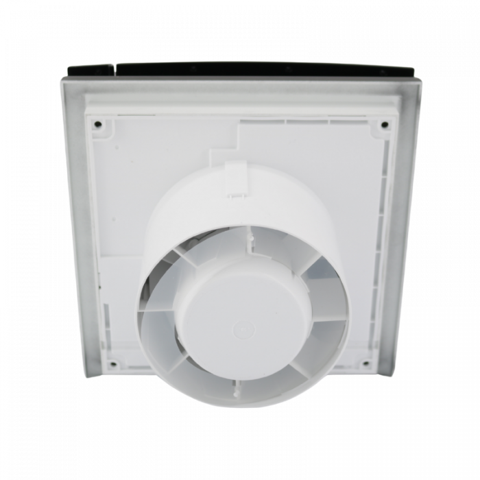Design badkamerventilator Soler & Palau Silent (200CZ) - Ø 120mm - AAN/UIT - Mat Zwart