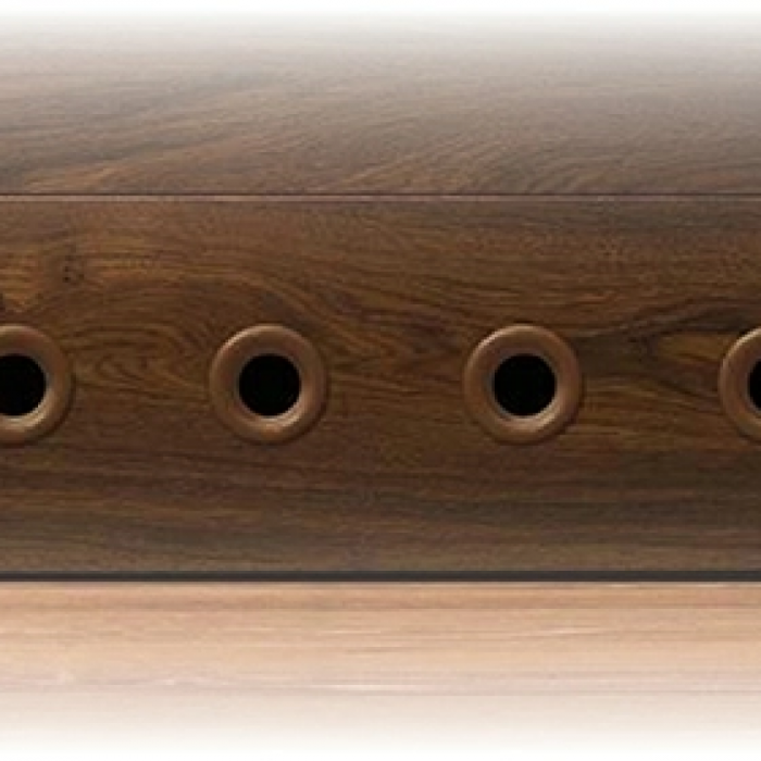 Rond deurrooster Ø40mm - kunststof chrome