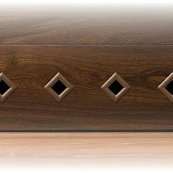 Vierkant deurrooster 29 x 29mm - kunststof chrome